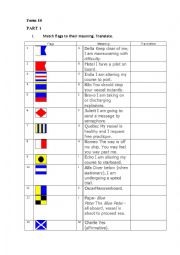 International maritime signal flags 
