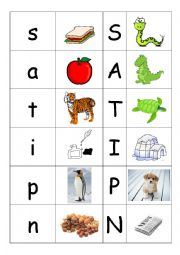 beginning alphabet picture match