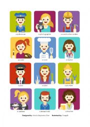 English Worksheet: Jobs vocabulary