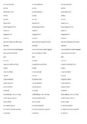 English Worksheet: Airport vocabulary