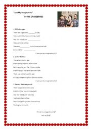 English Worksheet: Just My Imagination The Cranberries