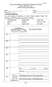 English Worksheet: My school