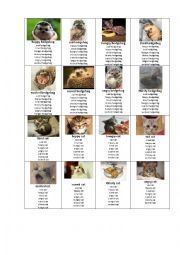 English Worksheet: Have got + Feelings/emotions + Animals game