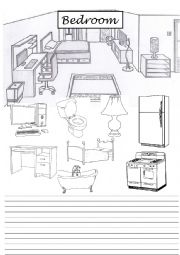 English Worksheet: Furnitute