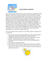 English Worksheet: Dream Journal