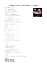 English Worksheet: I miss you song by Clean Bandit