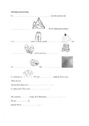 English Worksheet: Winter Adventure