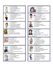 English Worksheet: GUESS WHO?