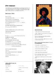 English Worksheet: Bold as love- Listening and Speaking exercise
