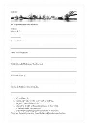 English Worksheet: Sydney