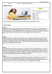 English Worksheet: virtual schools