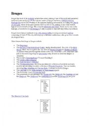 English Worksheet: bruges