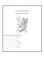 English Worksheet: THERE IS / THERE ARE