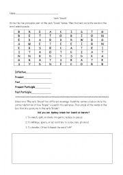 English Worksheet: Verb 