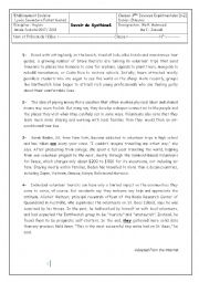 English Worksheet: Full-Term English Test 1