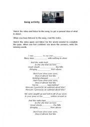 English Worksheet: Bastille - Pompeii - Song Activity