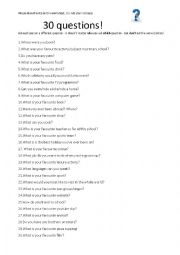 30 questions