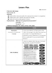 English Worksheet: Lesson plan-Television