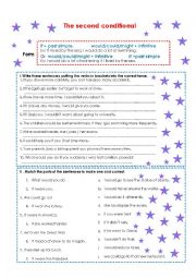 English Worksheet: The 2nd conditional