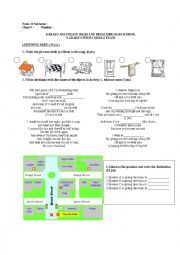 English Worksheet: 9.grade exam