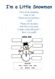 English Worksheet: Poem 