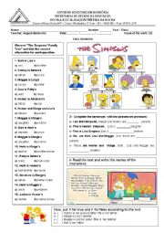 English Worksheet: Possessive pronouns