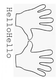 English Worksheet: Hands first lesson 