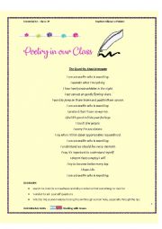 Simple Present Tense Poem