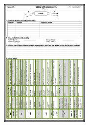 English Worksheet: coping with exams 