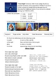 English Worksheet: Silent night