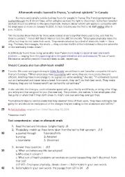 English Worksheet: BAN ON AFTER WORK E MAILS