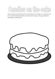 English Worksheet: Birthday worksheet