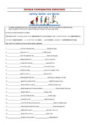 English Worksheet: Double comparatives 2