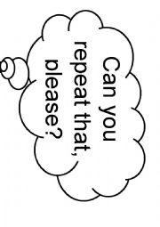 CLASSROOM LANGUAGE BUBBLES