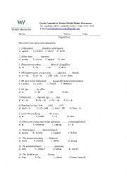 English Worksheet: prepositions