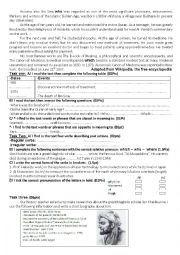 English Worksheet: test