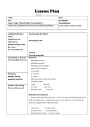 English Worksheet: Teacher