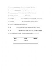 English Worksheet: Fill in the blanks- get phrasal verbs