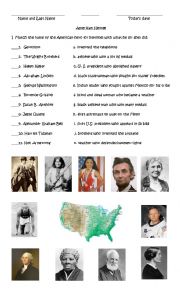 English Worksheet: American Heroes