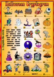 Halloween Cryptogram