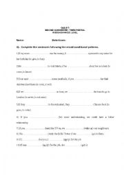 English Worksheet: Conditional Quiz 