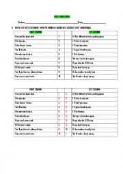 English Worksheet: MATCH FIRST CONDITIONAL