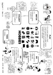 English Worksheet: Hobbies 