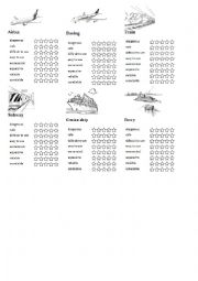 Comparison with transport