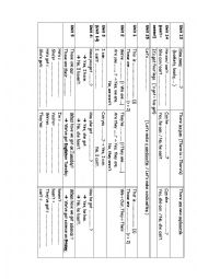 English Worksheet: Grammar Revision for Family and Friends 1