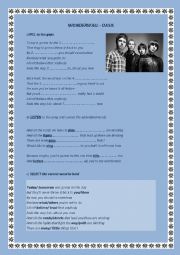 English Worksheet: Oasis