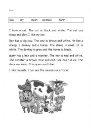 English Worksheet: Farm Animals