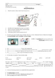 English Worksheet: Present simple and Continuous