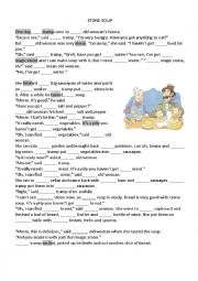 English Worksheet: Gingerbread Man, Stone Soup