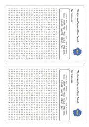 English Worksheet: Weather WordSearch